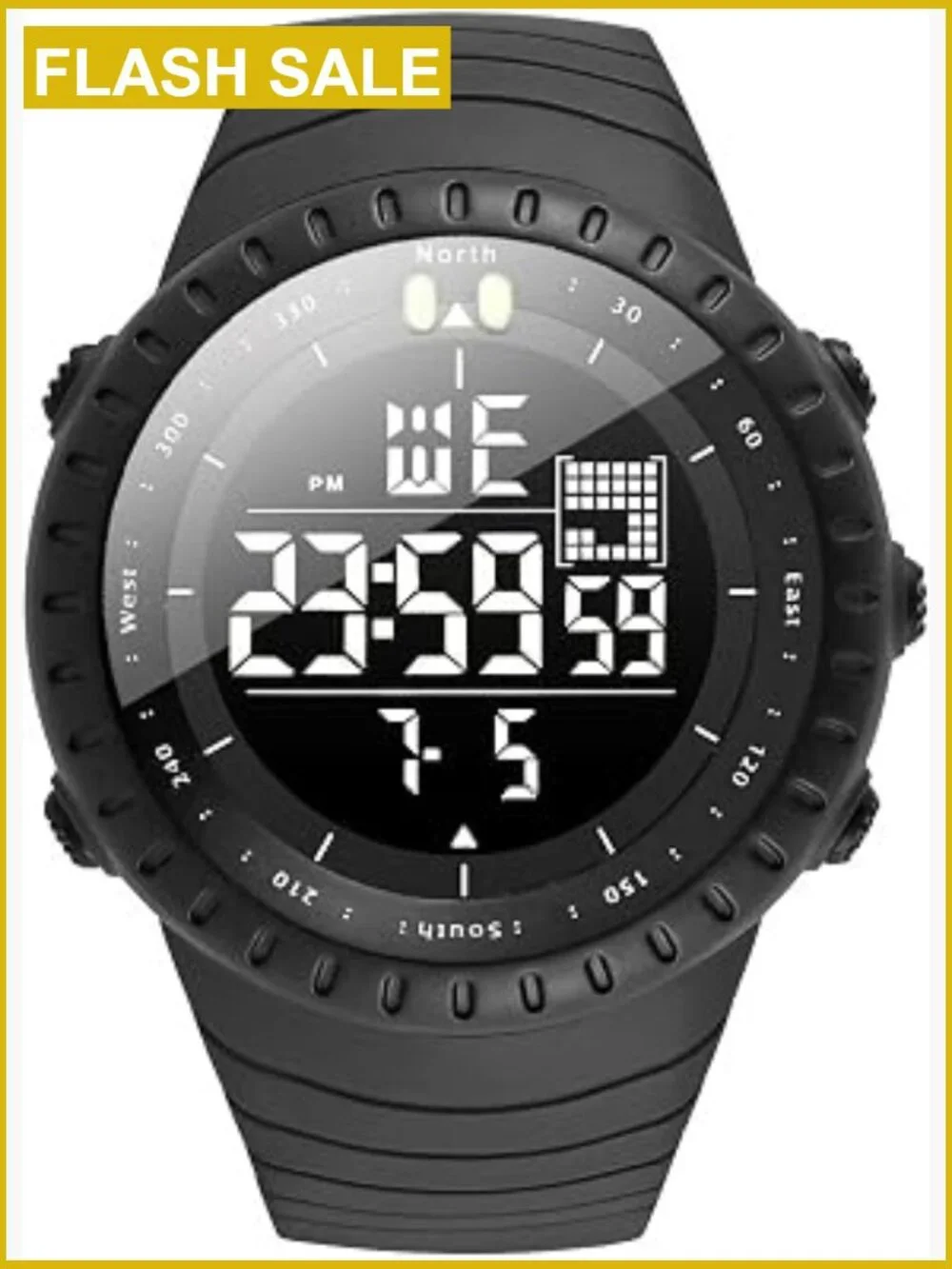 Military Digital Watch Multi-Function LED Alarm Stopwatch Water Resistant Gift